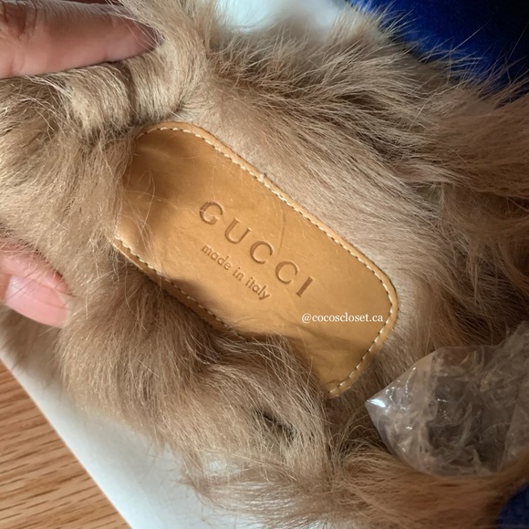 Gucci Princetown Velvet Mules - Picture 4 of 9